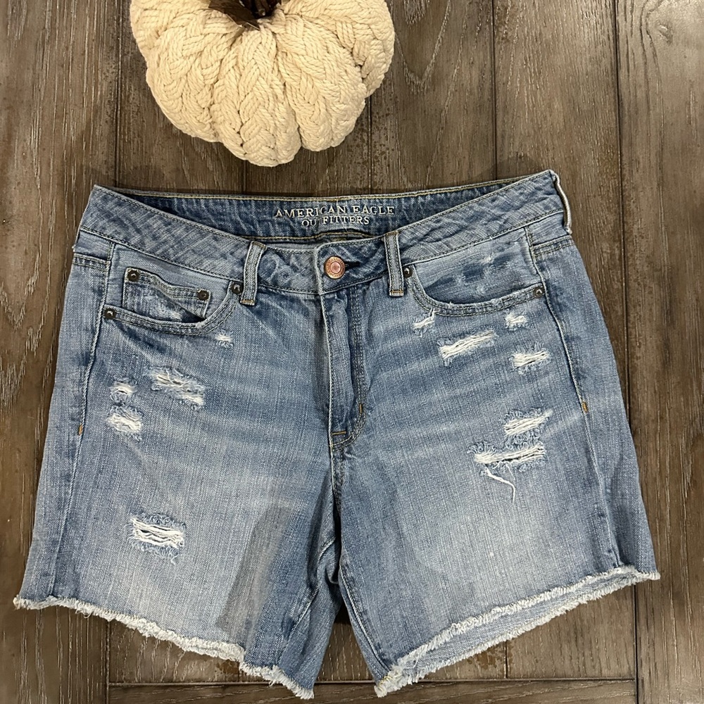 American Eagle Outfitters Light Blue Jean Shorts - Picture 6 of 10